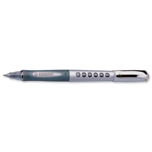 Stabilo Bionic Rollerball Pen Refillable 0.6mm Tip 0.3mm Line Black Ref B-18337