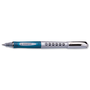 Stabilo Bionic Rollerball Pen Refillable 0.6mm Tip 0.3mm Line Blue Ref B-18335