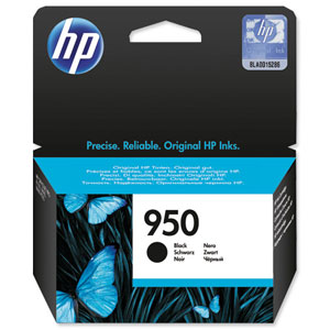 Hewlett Packard [HP] No. 950 Inkjet Cartridge Standard Capacity Page Life 1000pp Black Ref CN049AE-BGX Ident: 698A