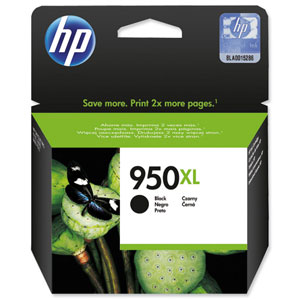 Hewlett Packard [HP] No. 950XL Inkjet Cartridge High Capacity Page Life 2300pp Black Ref CN045AE-BGX