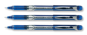 Pilot V10 Rollerball Pen Rubber Grip Needle Point 1.0mm Tip 0.7mm Line Blue Ref BXGPNV1003 [Pack 12]