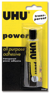 UHU Power Glue Multipurpose 33ml Blister Pack Ref 43911
