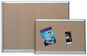 Quartet Prestige Noticeboard Cork with Aluminium Frame W900xH600mm Ref QB243G