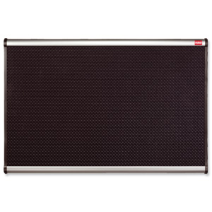 Quartet Prestige Noticeboard High-density Foam with Aluminium Finish W900xH600mm Black Ref QB343A