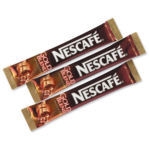 Nescafe Gold Blend Instant Coffee Granules Stick Sachets Ref 5219616 [Pack 200]