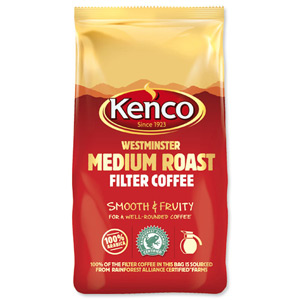 Kenco Westminster Ground Coffee for Filter Medium Roast 1Kg Ref A03061