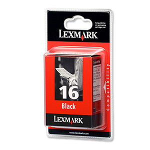 Lexmark No. 16 Inkjet Cartridge Page Life 410pp Black Ref 10N0016 Ident: 822C