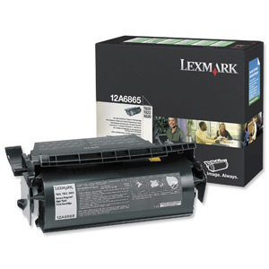 Lexmark Laser Toner Cartridge Return Program Page Life 30000pp Black [for T620 T622] Ref 12A6865