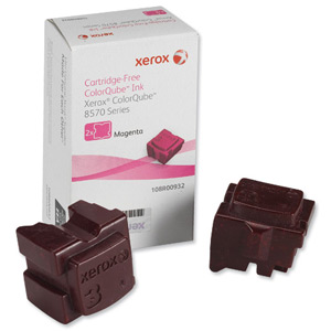 Xerox Ink Sticks Solid Page Life 4400pp Magenta Ref 108R00932 [Pack 2]