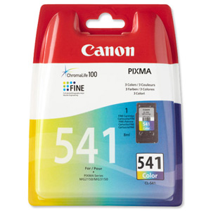 Canon CL-541 Inkjet Cartridge Page Life 180pp Colour Ref 5227B005