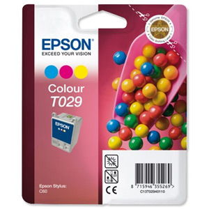 Epson Inkjet Cartridge Page Life 300pp Colour Ref T029401