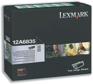 Lexmark Laser Toner Cartridge Return Program Page Life 20000pp Black [for T520 T522] Ref 12A6835