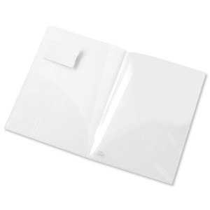 Snopake Electra Twinfile Presentation Folder Polypropylene A4 Clear Ref 14030 [Pack 5]