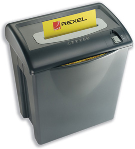 Rexel V120/6 Shredder with Reverse 5.8mm Straight Cut 35 Litre 12x80gsm A4 W420xD280xL485mm Ref 2100880