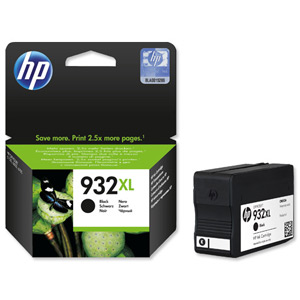 Hewlett Packard [HP] No.932XL Inkjet Cartridge Page Life 1000pp Black Ref CN053AE
