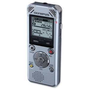 Olympus WS-811 DNS Audio Recorder and Dragon Software Bundle 2GB 823Hrs 5x200 Messages Ref V406142SE000