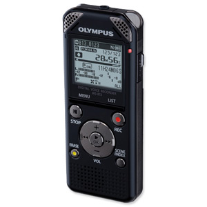 Olympus WS-813 Audio Recorder Radio USB MicroSDHC MP3 WMA 8GB 2043Hrs LP 5x200 Messages Ref V406161BE000