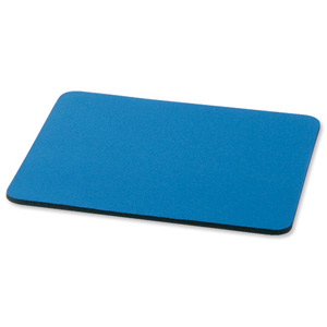 5 Star Mouse Mat with 6mm Rubber Sponge Backing W227xD208mm Blue