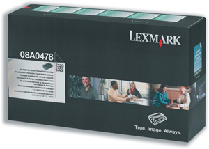 Lexmark Laser Toner Cartridge Return Program Page Life 6000pp Black [for E320 322] Ref 8A0478