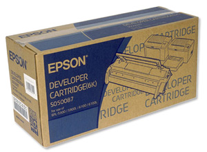 Epson Laser Toner Cartridge Page Life 6000pp Black Ref S050087