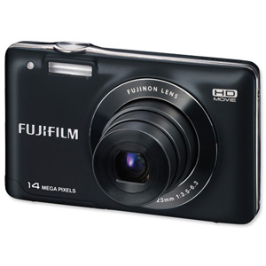 Fujifilm Finepix JX500 Digital Camera SD SDHC SDXC 14MP 5x Optical Zoom 2.7in LCD Black Ref P10NC07600A