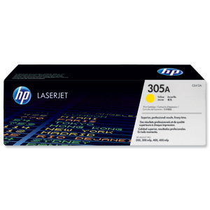 Hewlett Packard [HP] No. 305A Laser Toner Cartridge Page Life 2600pp Yellow Ref CE412A