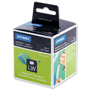 Dymo LabelWriter Labels Suspension File 50x12mm Ref 99017 S0722460 [Pack 220]