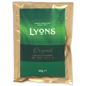 Lyons Original Ground Coffee for Filter 3 Pint Sachet Ref A02990 [Pack 50]