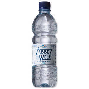 Abbey Well Natural Mineral Water Bottle Plastic Still 500ml Ref A03086 [Pack 24]