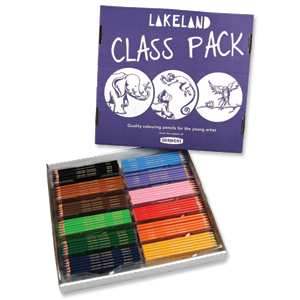 Lakeland Colouring Pencils Class Pack 30 Each of 12 Colours Ref 33329 [Pack 360]
