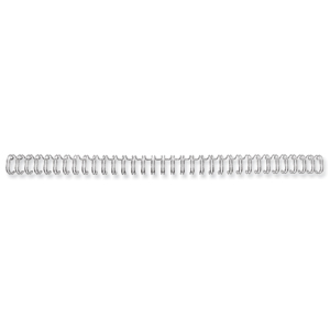 GBC Binding Wire Elements 34 Loop for 55 Sheets 6mm A4 Silver Ref RG810497 [Pack 100]