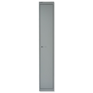 Bisley Locker Deep Steel 1-Door W305xD457xH1802mm Goose Grey Ref CLK181-73