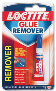 Loctite Glue Remover Gel Non-drip also for Marker and Biro and Sticky Labels 5g Tube Ref 853360