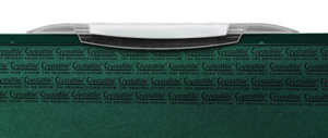 Rexel Crystalfile Classic Crystal Link Tabs for Suspension Files Smoke Ref 3000038 [Pack 50]