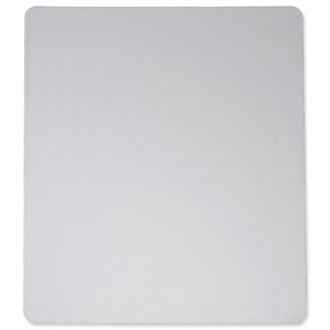 Chair Mat Polycarbonate Rectangular for Carpet Protection 1200x1340mm Clear