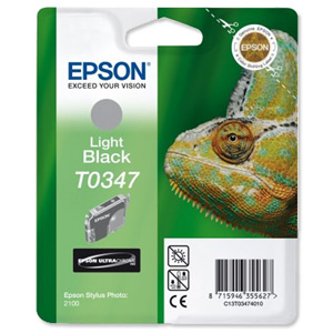 Epson Inkjet Cartridge Page Life 440pp Light Black Ref T034740