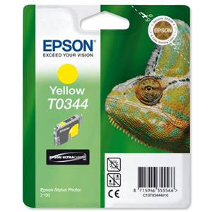 Epson Inkjet Cartridge Page Life 440pp Yellow Ref T034440