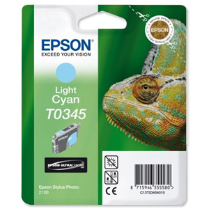 Epson Inkjet Cartridge Page Life 440pp Light Cyan Ref T034540