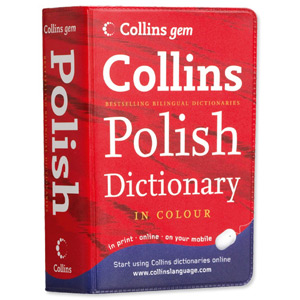 Collins Gem Polish Dictionary with Colour Headwords and Travel Phrase Supplement Ref 0007240012