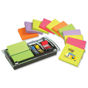 Post-it Note Value Pack 3x3 Ref DS100-VP [Pack 12 and Free Dispenser]