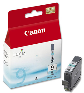 Canon PGI-9PC Inkjet Cartridge Page Life 720pp Photo Cyan Ref 1038B001 Ident: 795D