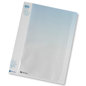 Rexel Ice Display Book Polypropylene 40 Pockets A4 Clear Covers Ref 2102041 [Pack 10]