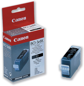 Canon BCI-3EBK Inkjet Cartridge Page Life 420pp Photo Black Ref 4479A002 Ident: 797D