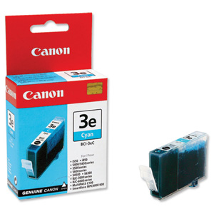 Canon BCI-3EC Inkjet Cartridge Page Life 340pp Cyan Ref 4480A002