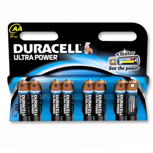Duracell Ultra Power MX1500 Battery Alkaline 1.5V AA Ref 81235497 [Pack 8]
