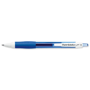 Paper Mate Gel Rollerball Pen 0.7mm Tip 0.5mm Line Blue Ref S0903220 [Pack 12]