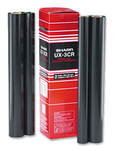 Sharp Fax Ribbon Cassette Thermal Black for UX370-470 Ref UX3CR [Pack 2]