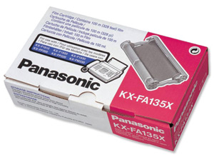 Panasonic Fax Ribbon Black Ref KXFA135X