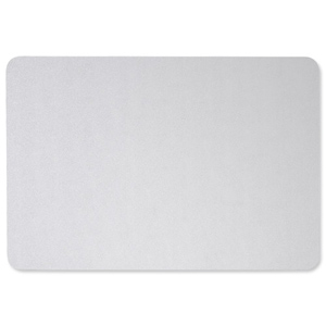 Chair Mat Polycarbonate Rectangular for Hard Floor Protection 1190x750mm Translucent