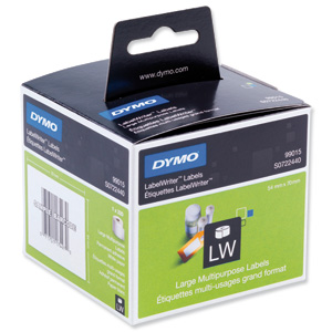 Dymo Labelwriter Labels 3.5 inch Diskette 54x70mm Ref 99015 S0722440 [Pack 320]